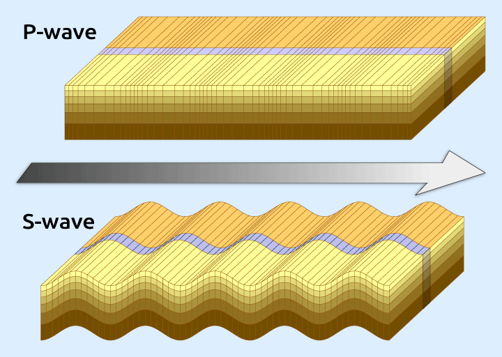 Earthquake P and S Waves